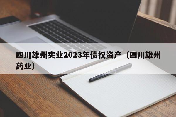 四川雄州实业2023年债权资产（四川雄州药业）