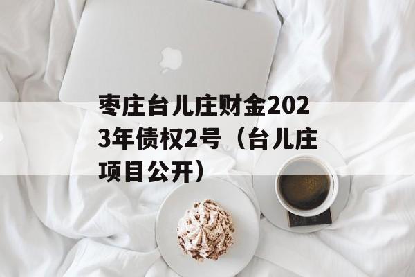 枣庄台儿庄财金2023年债权2号（台儿庄项目公开）