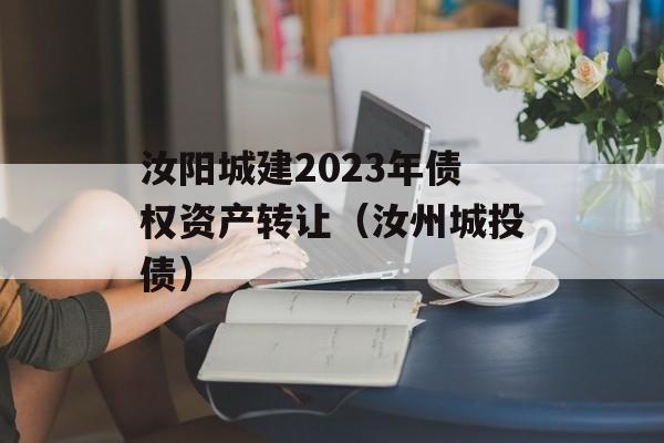 汝阳城建2023年债权资产转让（汝州城投债）