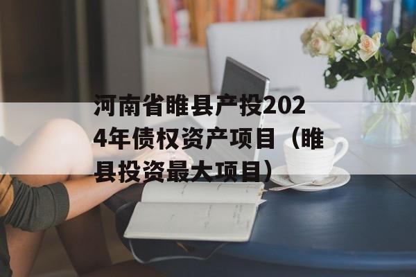 河南省睢县产投2024年债权资产项目（睢县投资最大项目）